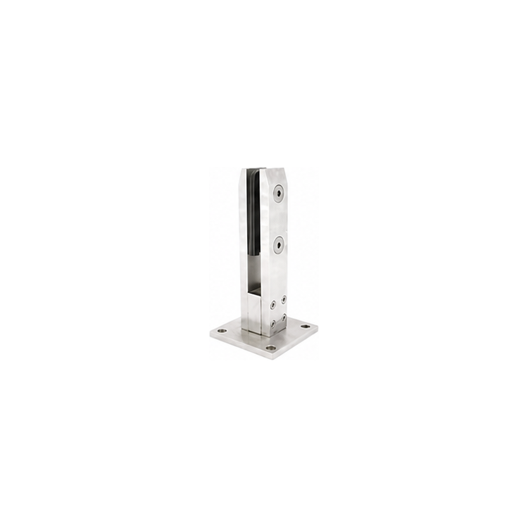 Square Base-Plate Glass Spigot